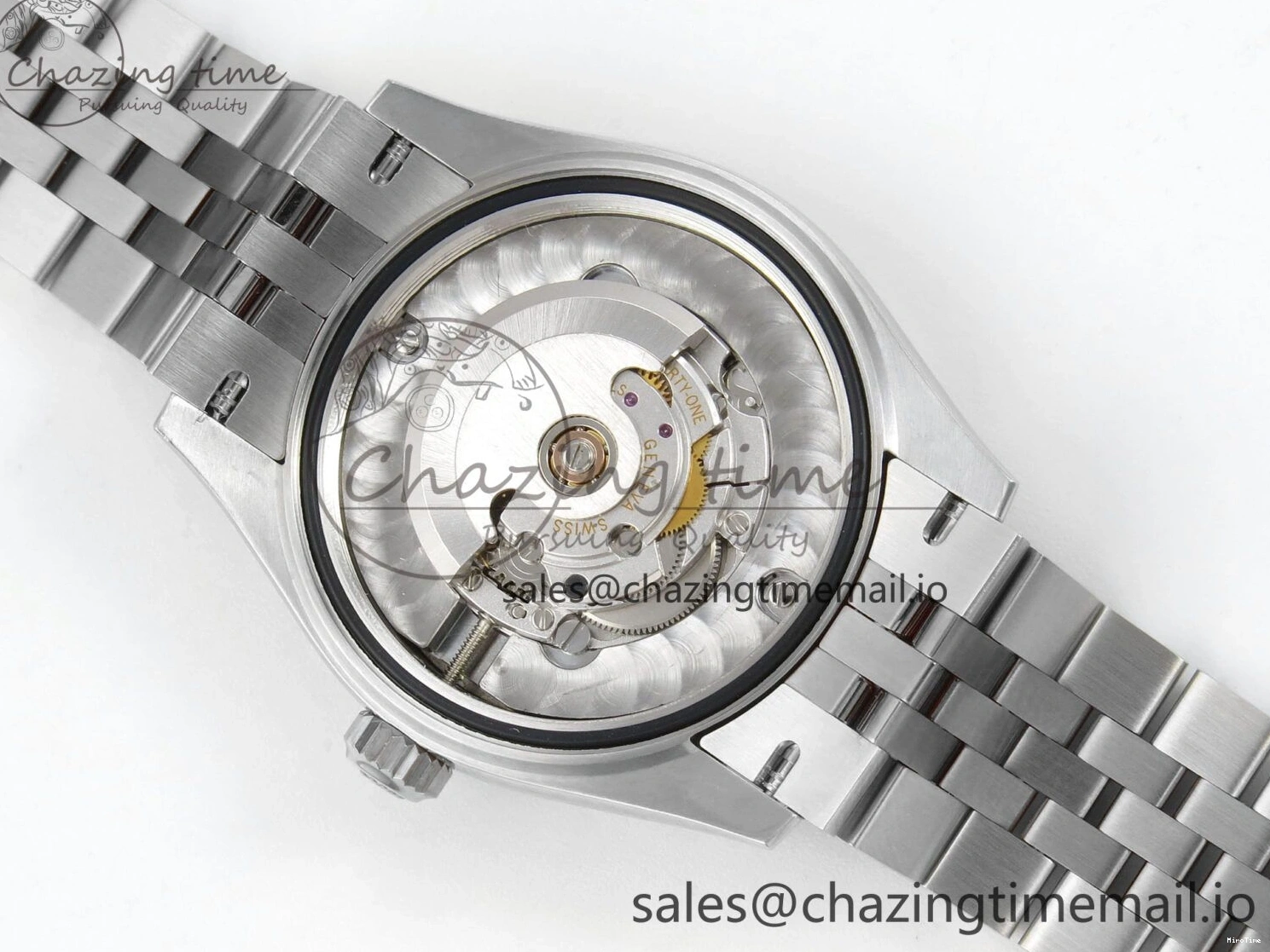 MiroTime 0114 DateJust 31 278274 THBF 1:1 Best Edition 904L Steel Purple Roman Dial on SS Jubilee Bracelet HZ Cal. Breathable 43